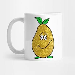 Funny  Food Happy Pear Mug